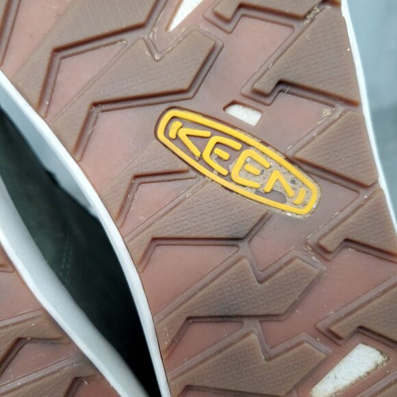 Keen Shoes Womens Size 9.5 Green Leather Elena Mid Rise Lace Up Boots - Picture 8 of 12